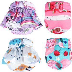 Washable Female Dog Diapers (4 Pack)